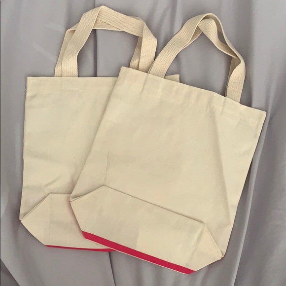 PopSugar Mini Canvas Totes (2) - Picture 2 of 3